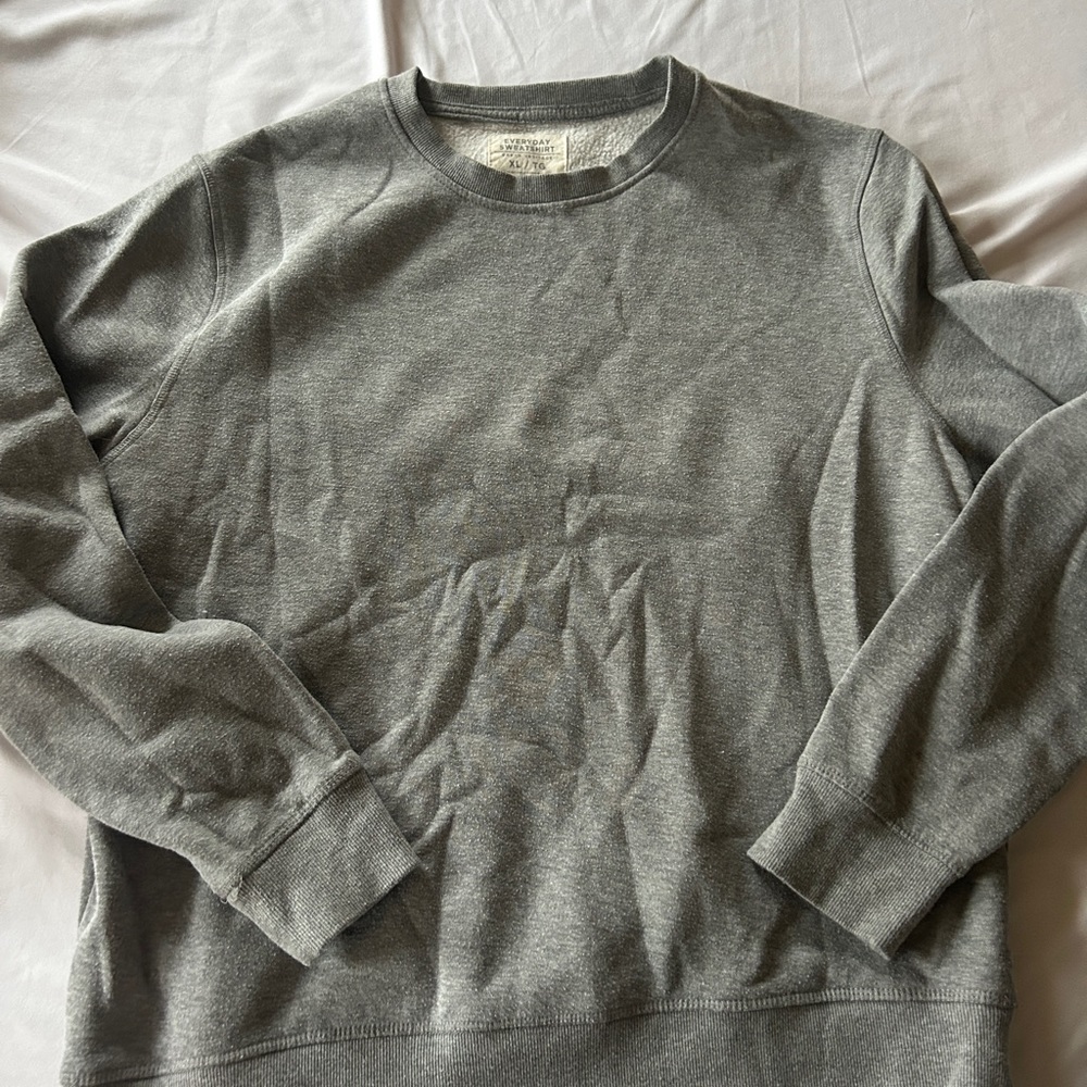 Grey crew neck